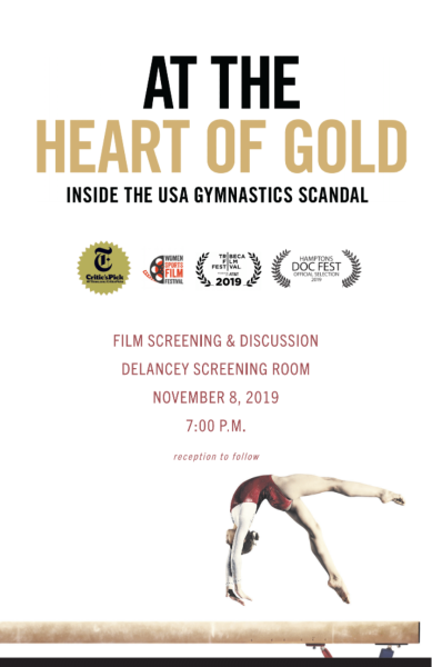 First Amendment Days Film Screening – “At the Heart of Gold: Inside the USA  Gymnastics Scandal” (2019) • Greenlee School of Journalism and  Communication • Iowa State University