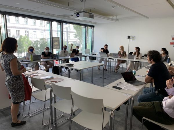 Students and instructor in classroom