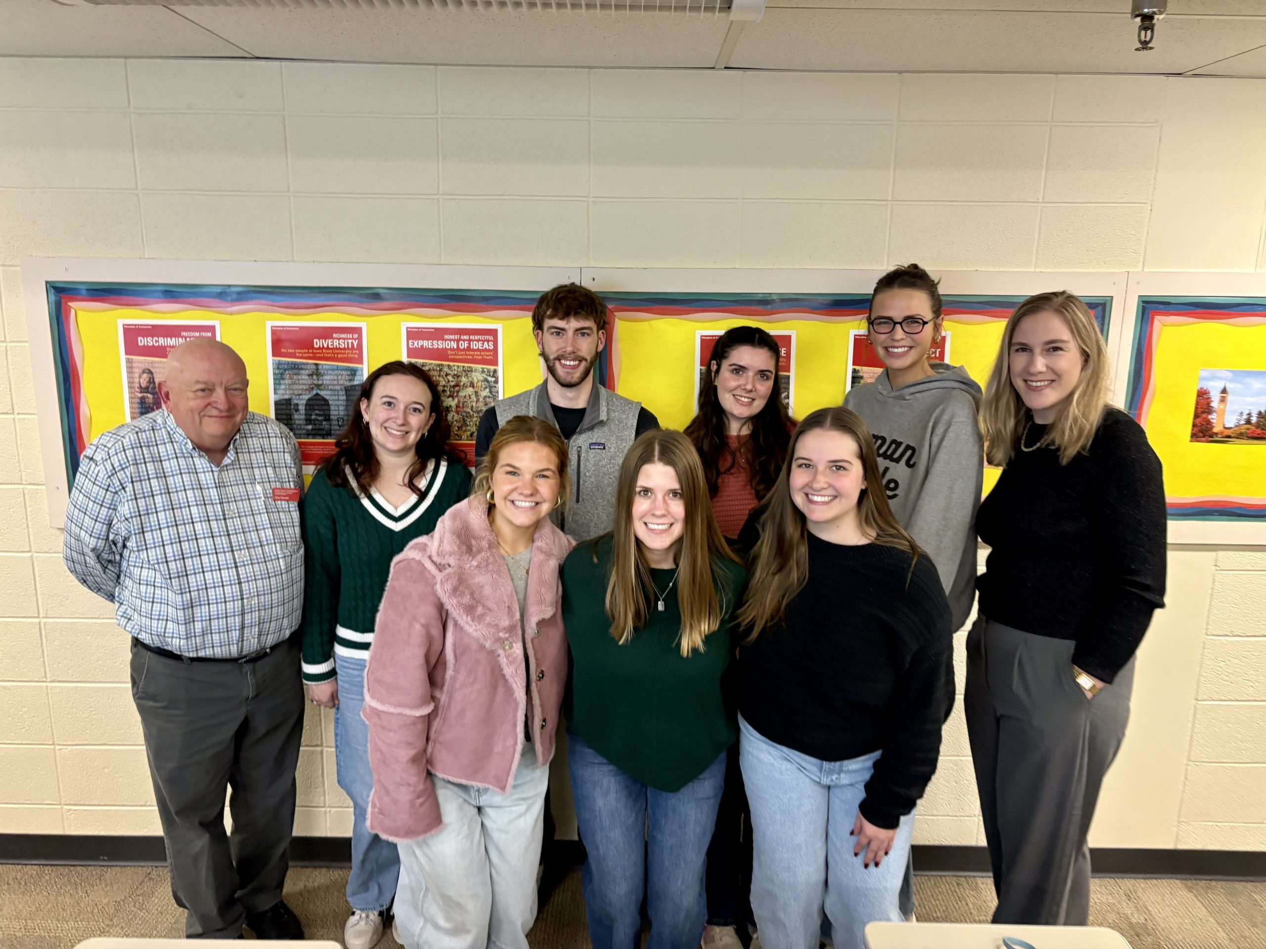 Group of students selected for the Potter Ambassadors program